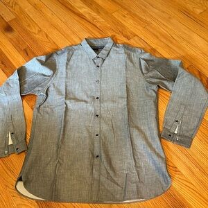 The Kooples Men’s Gray Button Down Size Medium